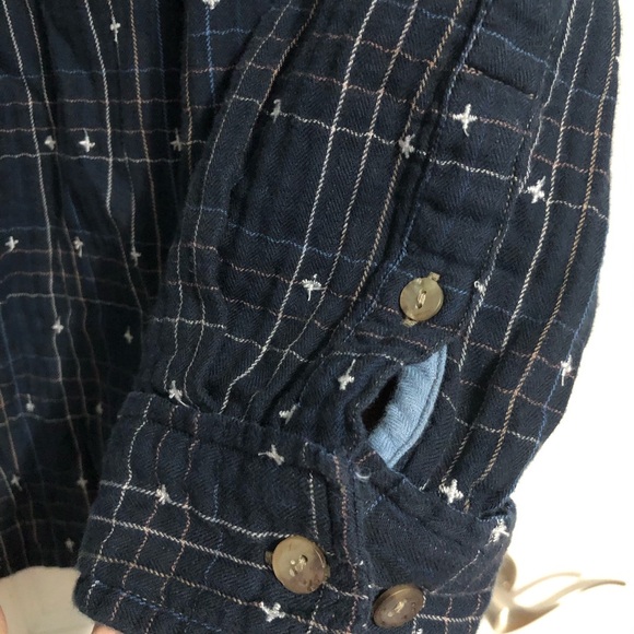 Carbon2cobalt men’s soft flannel like shirt plaid star button down men’s XXL - Picture 9 of 11